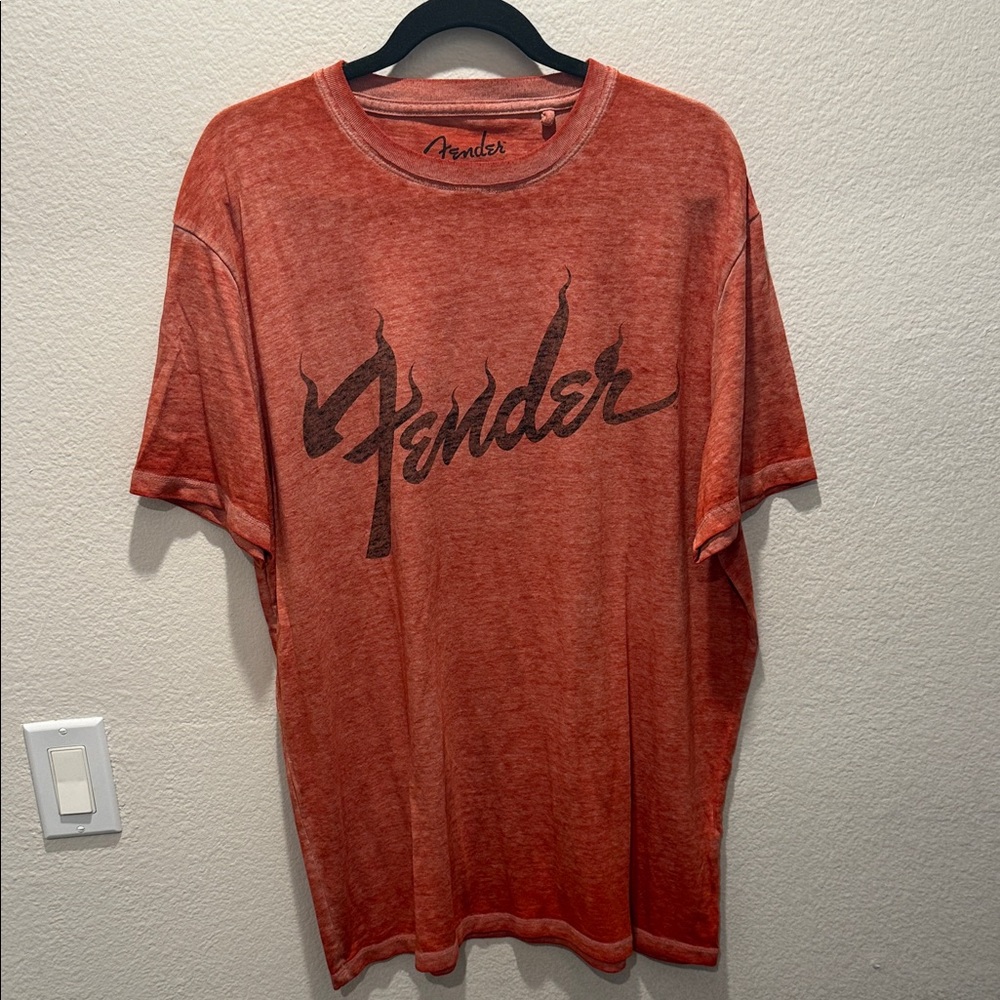 Lucky Brand Fender Men's Red Graphic Tee